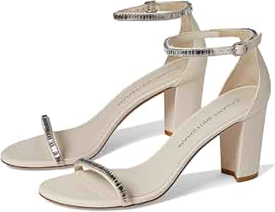 38.5 stuart weitzman 美品 Amazon.com | Stuart Weitzman Nearlynude Highshine Sandal Black 6 B
